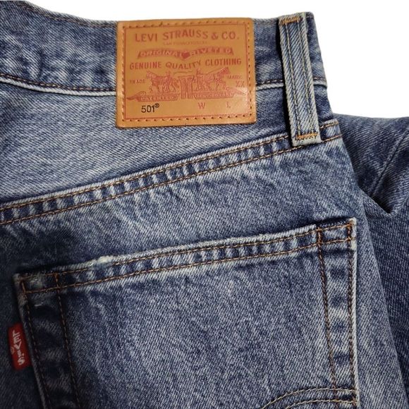 LEVIS 501® High Rise Straight Jean Size 27 - Picture 12 of 15